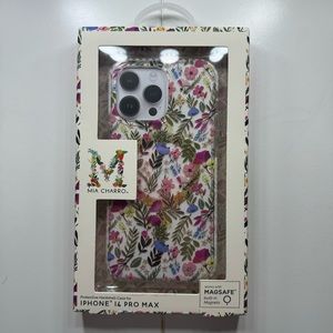Mia Charro Floral Case for iPhone 14 PRO MAX three lenses only